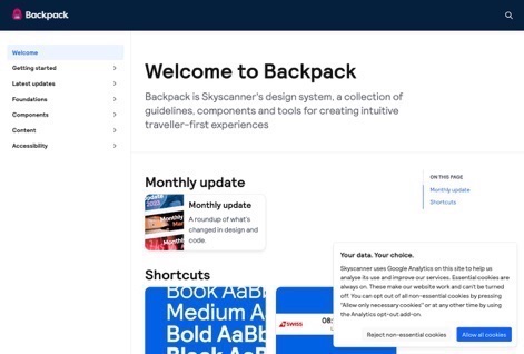 backpack | design system