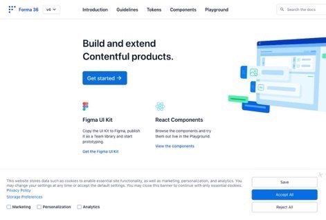 contentful | design system