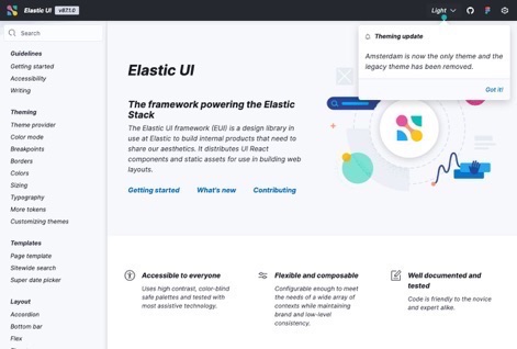 elastic-ui | design system