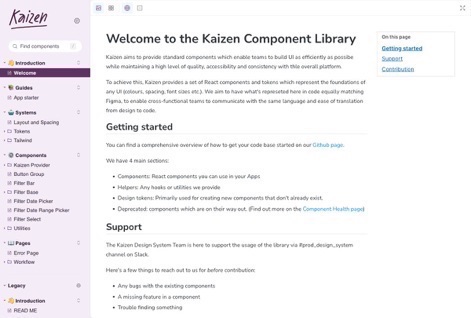 kaizen | design system