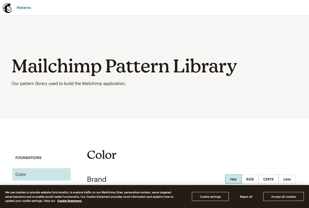 mailchimp | design system