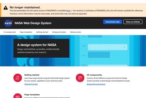 nasa | design system