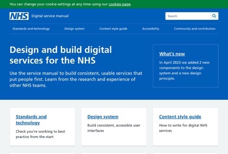 nhs | design system