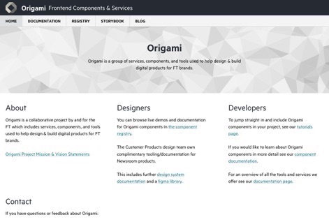 origami | design system