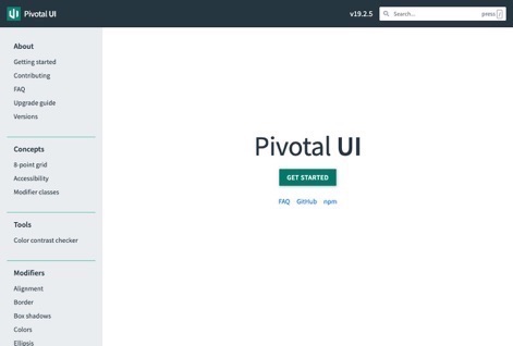 pivotal | design system