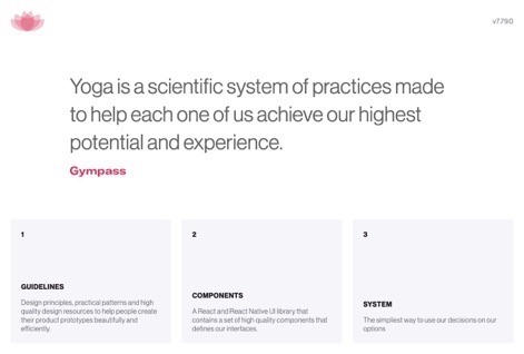 yoga | design system